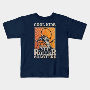 Cool Kids Ride Roller Coasters Kids T-Shirt